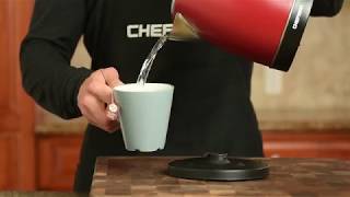 Chefman 1.7L Color-Changing Electric Kettle