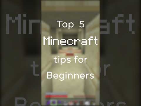 Top 5 Minecraft Tips for Beginners! (Subscribe for more) - Send this to your noob friends