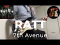 7th Avenue - RATT / Guitar Cover with Lyrics 2.1 for "RN" #guitarcover #80s #metal #warrendemartini