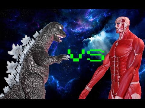 Godzilla vs Colossal Titan