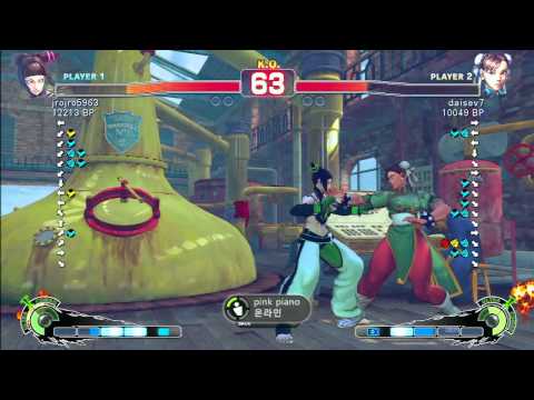 SSF4 Rank Match  jrojro5963 (JR)  vs  daisev7 (CH)