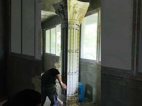 Molding Concrete Pillar in construction #shorts #construction