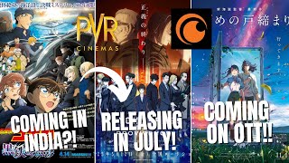 Upcoming Anime Movies & Suzume Digital release date?!