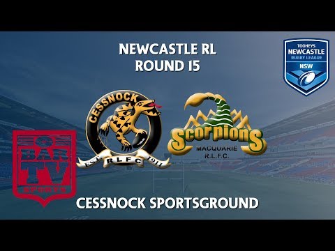 2018 Newcastle RL 1st Grade Round 15 - Cessnock Goannas v Macquarie Scorpions