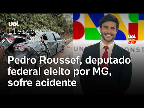 Pedro Roussef, deputado federal eleito por MG, sofre acidente de carro na Fernão Dias