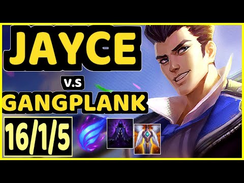 BROKEN BLADE (JAYCE) vs GANGPLANK - 16/1/5 KDA TOP CHALLENGER GAMEPLAY - NA
