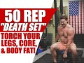 50 Rep Single Kettlebell Legs & Core Routine [Strength Meets Cardio!] | Chandler Marchman