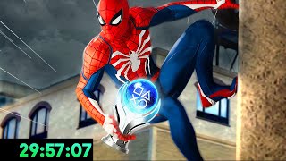 Spider-Man's Platinum Trophy is INTENSE