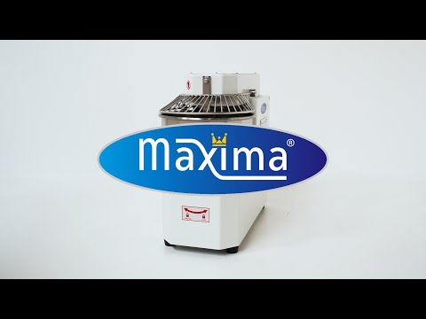 Maxima Gastro Teigmischer - 50 l - 30 kg Teig - 2 Geschwindigkeiten - Abnehmbare Schüssel - 400 V