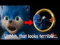 Sonic: Movie - Sonic the Hedgehogs NEW Design? Sonic the Hedgehog Movie