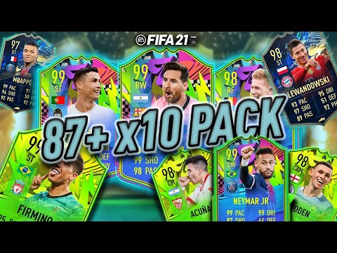 This is what I got from my 87+ x10 Upgrade Pack... 🔥 #fifa21