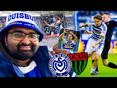NOß, CASAR & COSKUN WOW! A POWER AT HOME! 🦓🤍💙 MSV Duisburg - FC Schweinfurt 05 🔥✅ | STADIUM VLOG 35