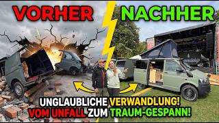 After a serious accident: Couple builds T6 off-road camper with traile