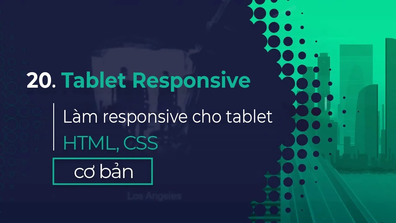 20. Tablet responsive