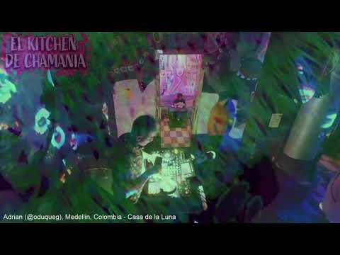 Adrian @ Ix Chel (Mayan goddess of Moon ) event, La Casa de la Luna, Medellin, Colombia