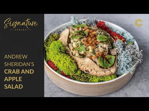 Andrew Sheridan's Crab Custard with Crab & Apple Salad