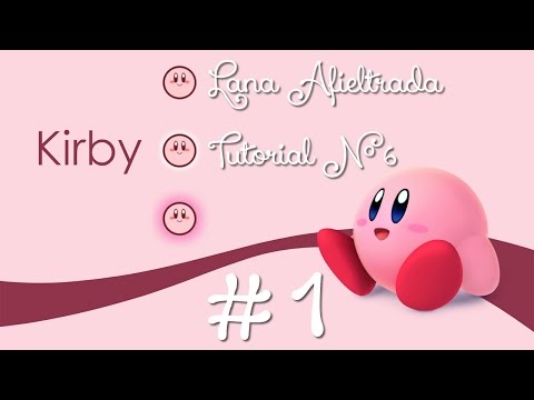 Kirby 1/2 Tutorial Lana afieltrada - Needle Felted -