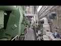 The hidden depts of a new 100 000 ton cruise ship - the main engines that you have never seen before