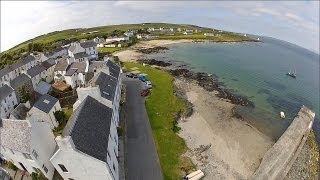 preview picture of video 'Port Charlotte, Islay, with a DJI Phantom Quadcopter'