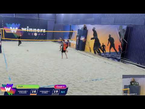 Winners Beach Volleyball Court 1 23.01.2021 Part 1