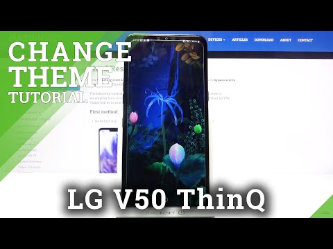 How to Change Device’s Theme in LG V50 ThinQ – Refresh Theme & Icons