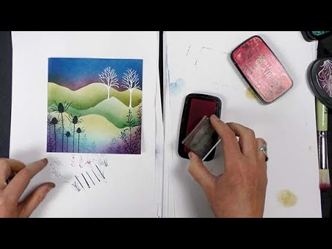 The Hare in the Hills - A Lavinia Stamps Tutorial