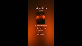 Halloween Is Here