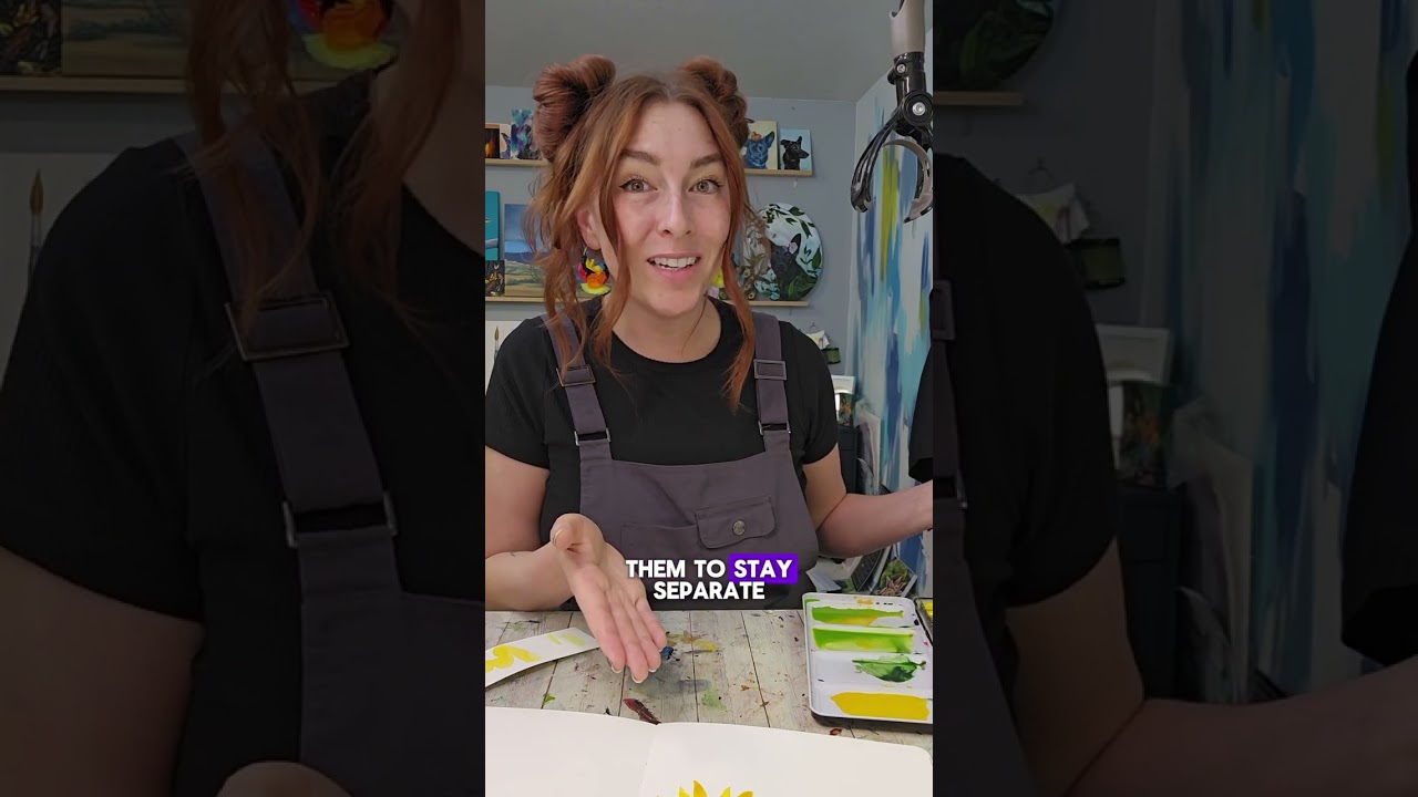 Easy Sunflower Watercolor Tutorial