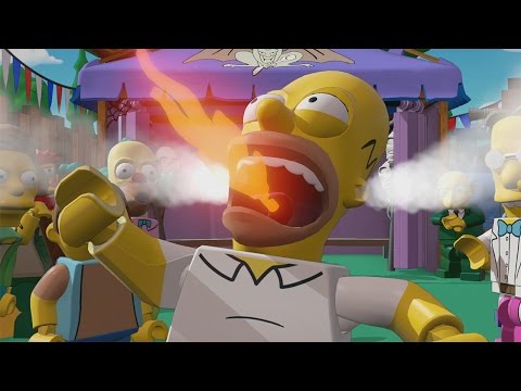 LEGO Dimensions - The Simpsons Level Pack Walkthrough - The Mysterious Voyage of Homer