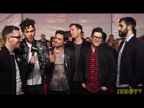 Arkells on the 2017 JUNO Awards Red Carpet