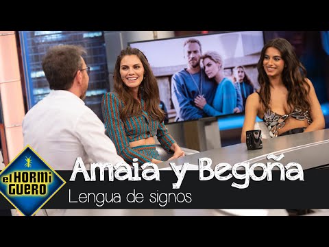 Amaia Salamanca y Begoña Vargas aprendieron lengua de signos - El Hormiguero