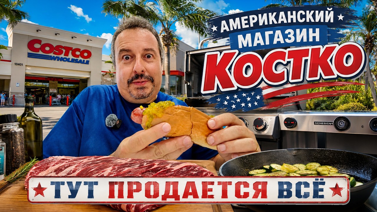 Американский магазин Costco: товары, цены, продукты и стейк на ужин