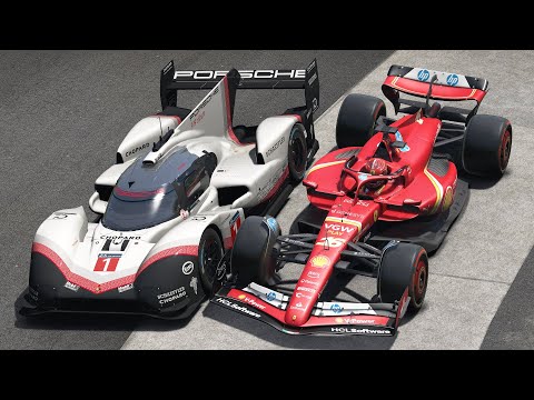 Porsche 919 Hybrid Evo vs Ferrari F1 at Nordschleife