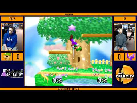 Ultra S@LT #132 | Razz (Luigi) vs Q! (Falcon) - Round Robin - Smash 64