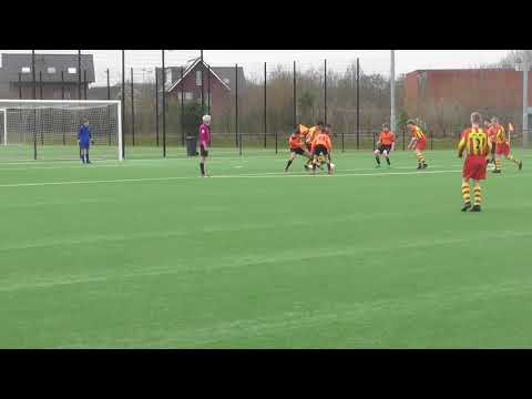10.3.2018 VV De Meern JO17-2  - Focus  '07 JO17-1 com 1-3 Milosz op t houtwerk
