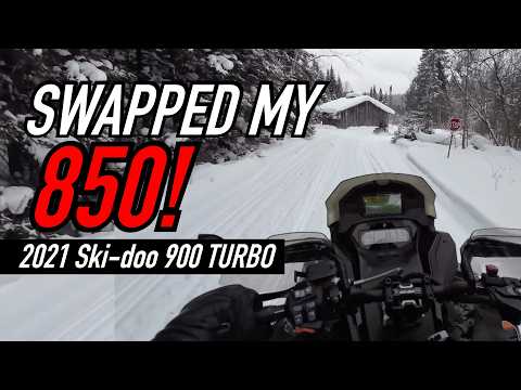 I Swapped My 850 for a 2021 Ski-Doo 900R TURBO!