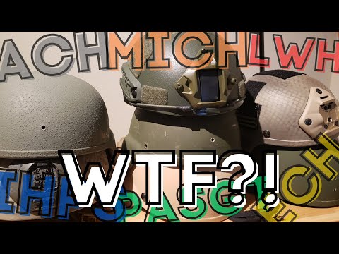 Know Your Ballistic Helmets! PASGT, LWH, MICH, ACH, ECH, IHPS, WTF?