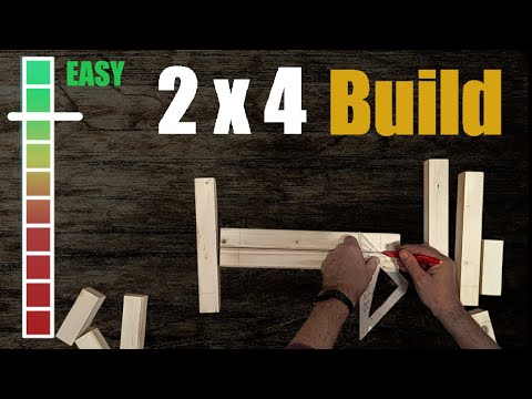 DIY 2x4 Woodworking: Easy Scrap Wood Project for Beginners (Weekend Build!)