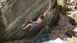 Video thumbnail of Beast, 8a. Brione