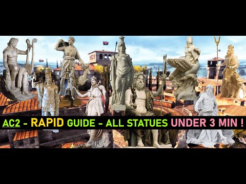 Assassin's Creed 2 - Monteriggioni Villa RAPID Statue Rush UNDER 3 MINUTES [4K]