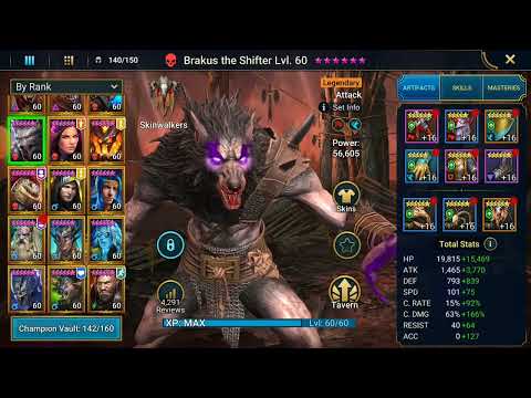 Single Target, AOE damage dealers. Who I've used @Raid Shadow Legends