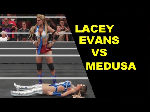 WWE 2K19 Lacey Evans vs Medusa - Knockout Match