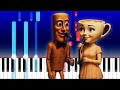 I M Tung Tung Tung Sahur And I Love Ballerina Cappuccina Piano Tutorial