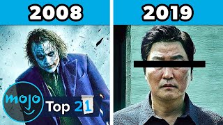 Top 21 Best Movies of Each Year (2000 - 2020)