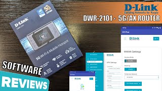 D-Link DWR-2101 WiFi 6 5G SIM Router - Software, Browser GUI and Apps
