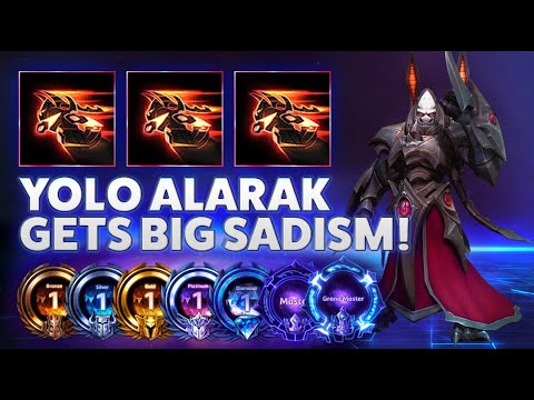 Alarak Deadly Charge - YOLO ALARAK GETS BIG SADISM! - BRONZE TO GRANDMASTER ADVENTURES