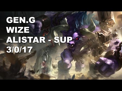 Gen.G Wize Sup Alistar vs Bard - KR Challenger Rank Game 10.7