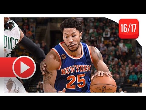 Derrick Rose Full Highlights vs Celtics (2017.01.18) - 30 Pts, 10 Reb, 5 Ast, BEAST!