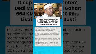 Dicap Gubernur Konten! KDM Tampil Gahar: Bangun 664 KM Jalan &100 Ribu Listrik Gratis jadi Bukti