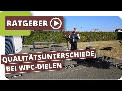 Qualitätsunterschiede bei WPC Terrassendielen - 8 Jahre alte WPC Terrasse im Test
